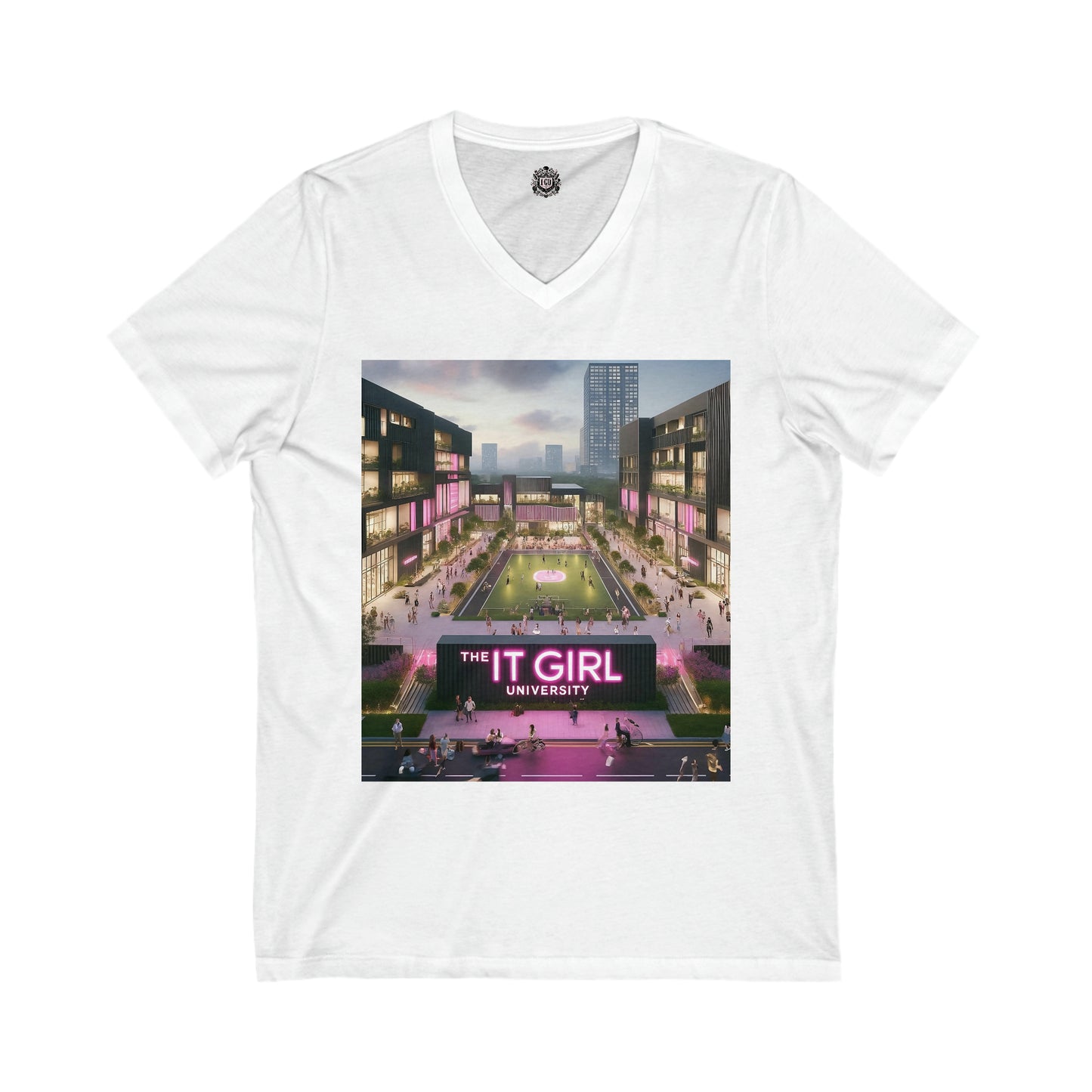 The "Campus Queen" Tee V-Neck