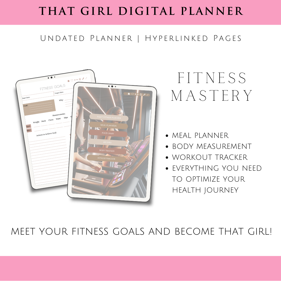 digital planner fitness features
